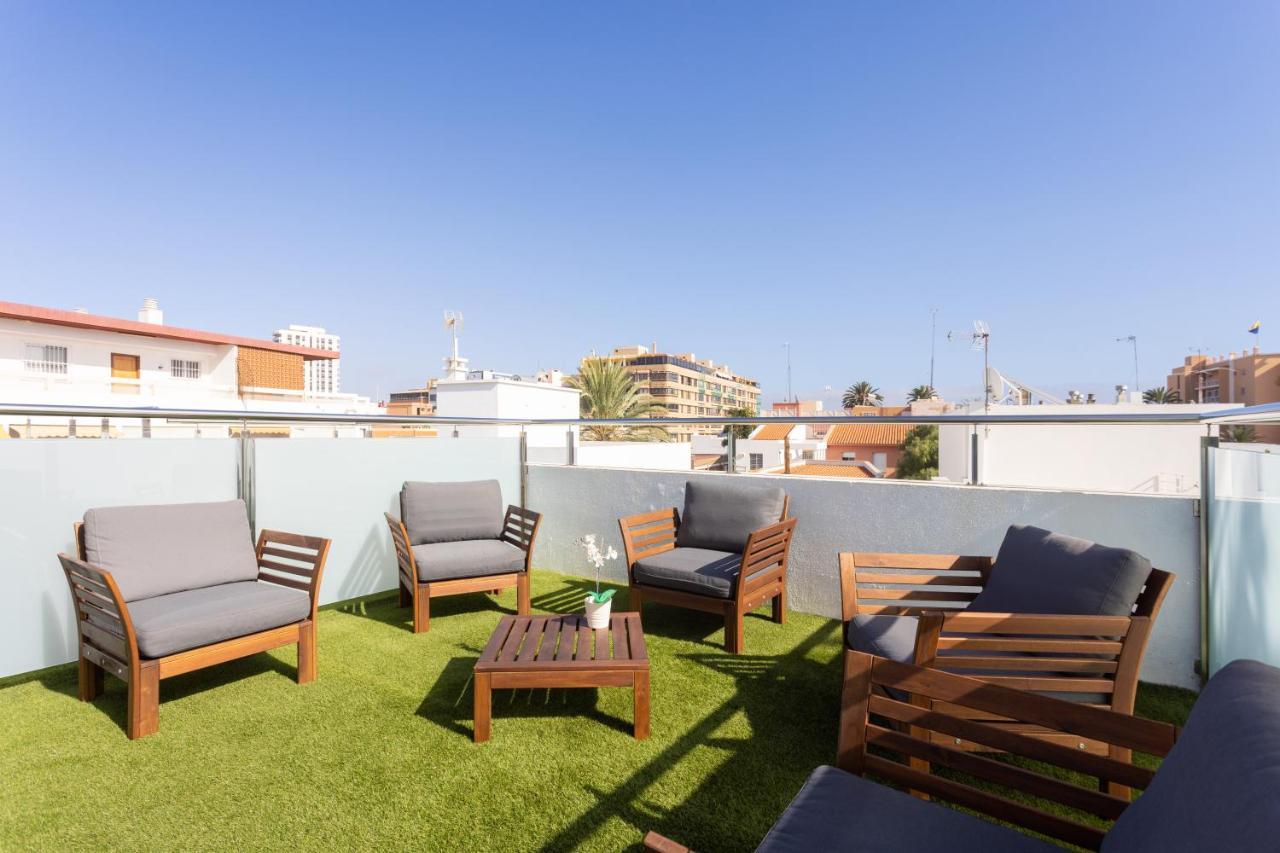 לינה וארוחת בוקר לאס פאלמס דה גראן קנאריה Casa Boissier Ciudad Jardin מראה חיצוני תמונה