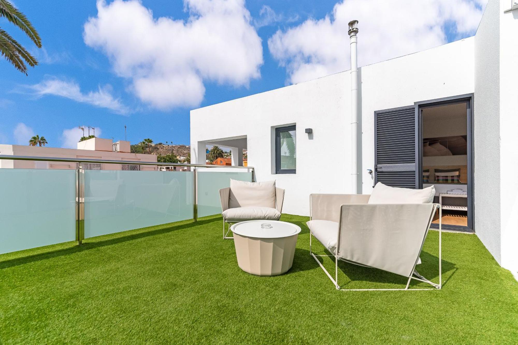 לינה וארוחת בוקר לאס פאלמס דה גראן קנאריה Casa Boissier Ciudad Jardin מראה חיצוני תמונה