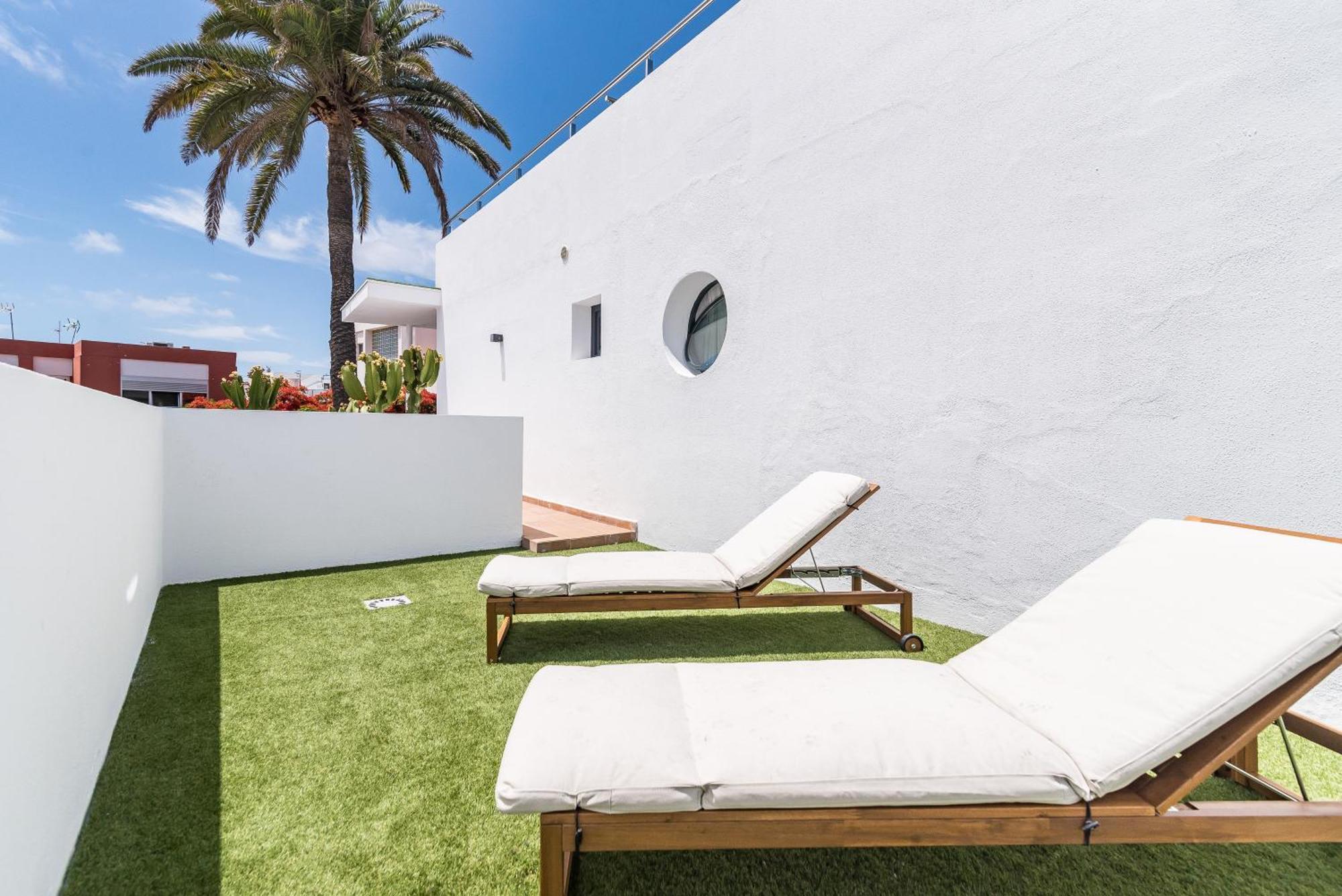 לינה וארוחת בוקר לאס פאלמס דה גראן קנאריה Casa Boissier Ciudad Jardin מראה חיצוני תמונה